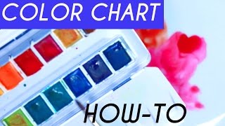 How to Make a Color Mixing Chart [upl. by Enna318]