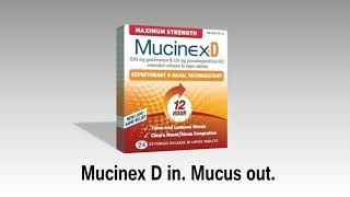 Mucinex D in Mucus out [upl. by Ynaffital]