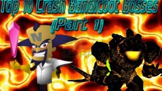 Top 10 Crash Bandicoot Bosses 106 [upl. by Olimac240]