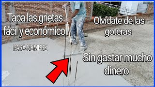 💧Como Tapar Grietas PARA SIEMPRE🏠 FACIL Y BARATO [upl. by Gombosi]