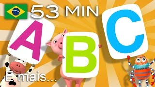 Canção do ABC  E muitas mais Canções de Ninar  Compilação com 53 minutos da LittleBabyBum [upl. by Silvain384]