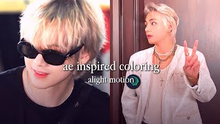 Trending coloring tutorial in alight motion [upl. by Ymas]