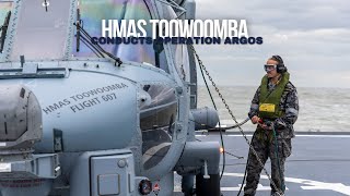 ADF  HMAS Toowoomba conducts Operation Argos [upl. by Karleen]