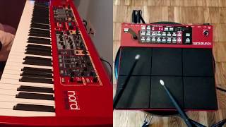 Nord Drum 3P amp Nord Stage Jam [upl. by Varien]