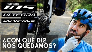 Shimano DURAACE ULTEGRA y 105 en un día ¿Con qué Di2 nos quedamos [upl. by Nylteak]