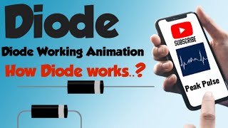 Diode Working Animation  Forward and Reverse Biase of PN Junction  How Diode works  Diode [upl. by Price]