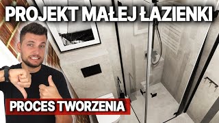 POMYSŁ NA ŁAZIENKĘ  NOWOCZESNA ŁAZIENKA LOFT 4M2  JAKIE PŁYTKI WYBRAĆ  CEGŁA W ŁAZIENCE [upl. by Anileve465]