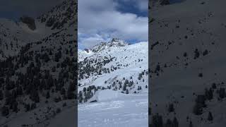 Les 3 Vallées France The Alps Part 14 shortstravelexplorenatureadventure skiingmountains [upl. by Ailla]