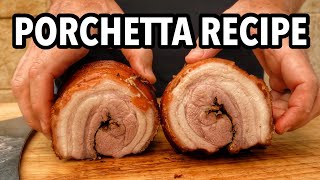 Porchetta Recipe Cooked on the Weber Rotisserie [upl. by Airegin]