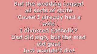 Horrible Histories George IV Couldnt Stand My Wife Lyrics [upl. by Laufer]