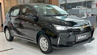 All New Toyota WIGO  2024   10L Hatchback  Black Color [upl. by Ellenaj680]