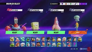 Nickelodeon AllStar Brawl 2  All Characters amp Costumes  Stages amp DLC Mr Krabs Updated [upl. by Radnaxela]