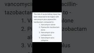 Avoid vancomycin  piperacillintazobactam icu antibiotics sepsis criticalcaremedicine aki [upl. by Berni]