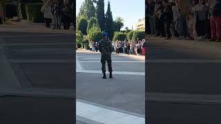 Evzones Greek Presidential Guard  Τomb of Unknown Soldier  Monument in Athens [upl. by Finstad]