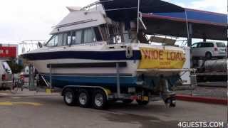 BAYLINER MOTOR YACHT BOAT on TRAILER [upl. by Leshia]