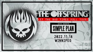 The Offspring  Canada Life Centre  Winnipeg MB 111822 [upl. by Minette]