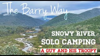 Exploring Barry Way  Solo Camping  Snowy River [upl. by Baillie]