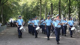 Orkest Kon Marechaussee  Oefening Prinsjesdag Bereden Brigade Kon Marechaussee  2024 [upl. by Showker]