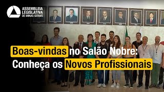 Presidente da Assembleia recebe novos servidores [upl. by Roxine]