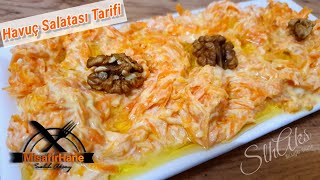 HAVUÇ SALATASI TARATOR TARİFİ🥕😋 Nasıl Yapılır [upl. by Joe]