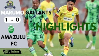 Marumo Gallants vs Amazulu  Match Highlights  September 28 2024 [upl. by Ardiedak]