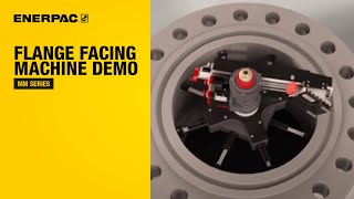 Flange Facing Machine Product Demonstration [upl. by Ji449]