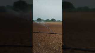 Sprinkler irrigation ll portable sprinkler ll Desi farm ll farming [upl. by Maclaine]