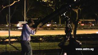 8 inch refractor ISTAR telescope in Singapore [upl. by Ennayehc905]