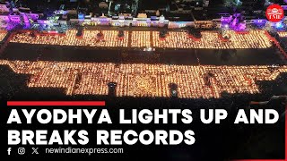 Ayodhyas Deepotsav breaks Guinness records by lighting 25 lakh diyas [upl. by Fesuoy]