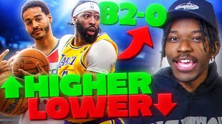 I Used Higher or Lower To Go 820 in NBA 2K24 [upl. by Zinck]