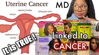 DOCTOR Hair RELAXERS VS Endometrial CANCER What the Studies Show relaxedhair relaxer hairgrowth [upl. by Christoffer]