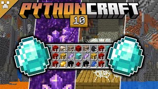 UNDERWATER CAVES    Pythoncraft Ep10 Minecraft Survival [upl. by Temhem]