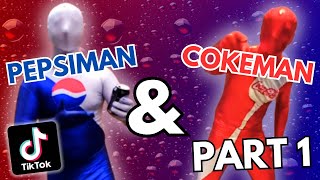 Pepsiman amp Cokeman Tiktok Compilation  Part 1 [upl. by Nevuer637]