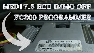 Med175 ECU Immo Off By FC200 Programmer [upl. by Ardnoid]