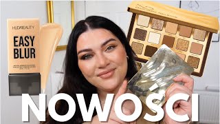 VIRALOWY PODKŁAD I NAJDROŻSZA PALETA  Huda Beauty Easy Blur Natasha Denona Golden Palete [upl. by Ahseen946]