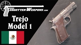 Trejo Model 1 Machine Pistol Shooting and History [upl. by Mallorie]