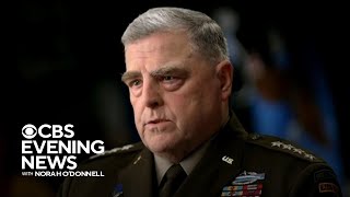 Gen Mark Milley makes first public response to Trump comments [upl. by Ettebab]