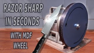 Sharpening Wheel For Razor Sharp Blades MDF [upl. by Ranice]