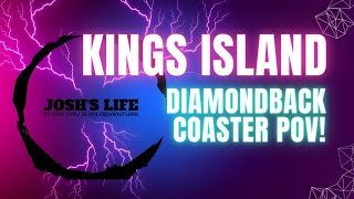 Kings Island diamond back roller coaster [upl. by Vierno]