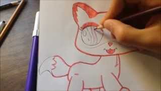 LPS Drawing Tutorial  Pink Shorthaired Cat quotDestinyquot  For LPSHANNAH [upl. by Notsur644]