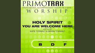 Holy Spirit You Are Welcome Here Medium Key D with Backing Vocals Performance Backing Track [upl. by Soracco]