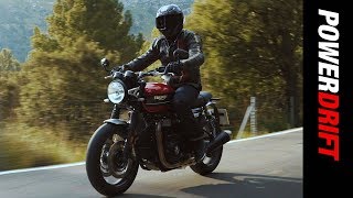 2019 Triumph Speed Twin  Street Twin’s charm and Thruxton’s power  PowerDrift [upl. by Nafri]