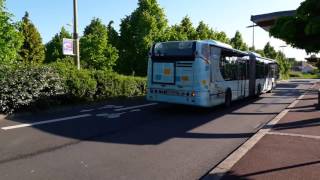 STIVO Ligne 34S  Passage dun Irisbus Citelis 18 à Neuville–Université RER [upl. by Markman]