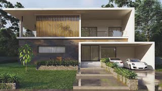 Minimalist Contemporary style House [upl. by Anivle]