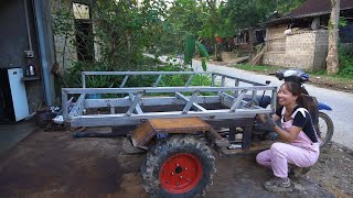 Restoring and making threewheeled vehicles from old engines episode 3 Making barrels and painting [upl. by Lomax616]