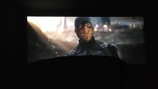 Captain America picks Mjolnir Whole Theatre goes Insane  Avengers Endgame Climax Scene Theatre [upl. by Vinson]