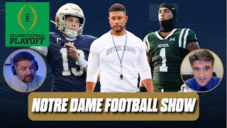 Notre Dame football show LIVE College Football Playoff ranking reaction  New commitments [upl. by Musihc]