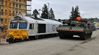 Militärzugbeladung in Baumholder mit ECR Class 77 [upl. by Kendall971]