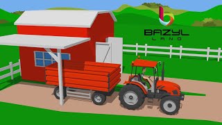 Mix of Colorful Tractors and Animated Cartoons for the Youngest [upl. by Sperry]