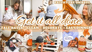 2 DAYS OF FALL HOMEMAKING  GET IT ALL DONE  EXTREME CLEANING MOTIVATION  PATPAT HAUL  MarieLove [upl. by Ennovart]